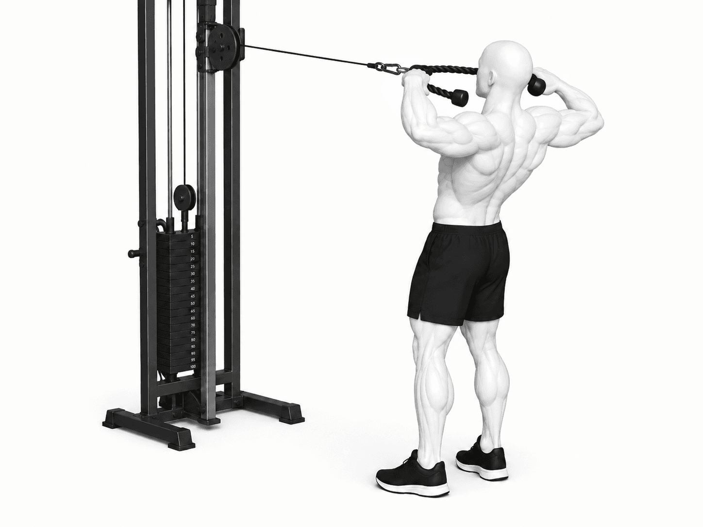 Illustration de l'exercice : Face pull